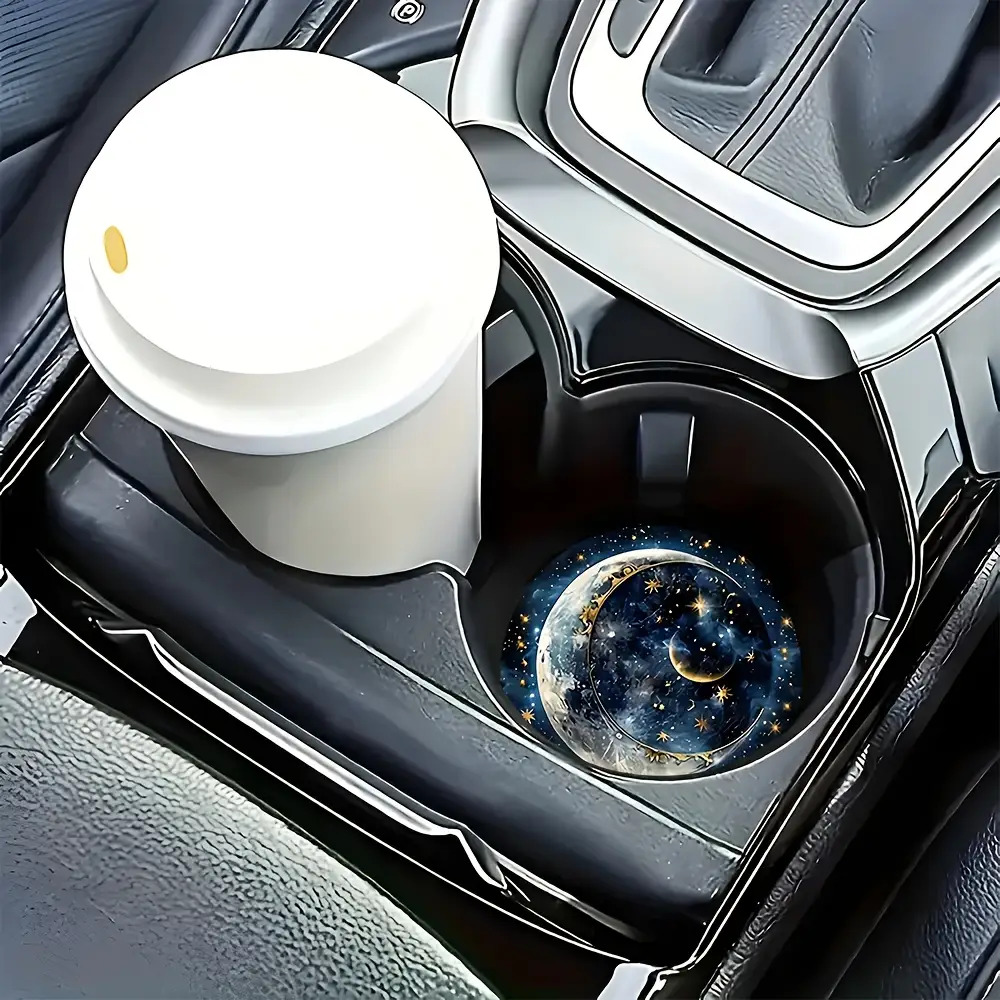 2pcs Starry Night Moon Car Cup - Car Accessories For Women ulasan dan harga