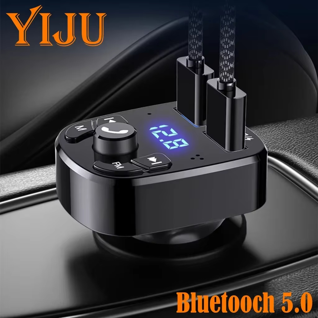 Car Bluetooth 5.0 Fm Transmitt - Fm Transmitter ulasan dan harga
