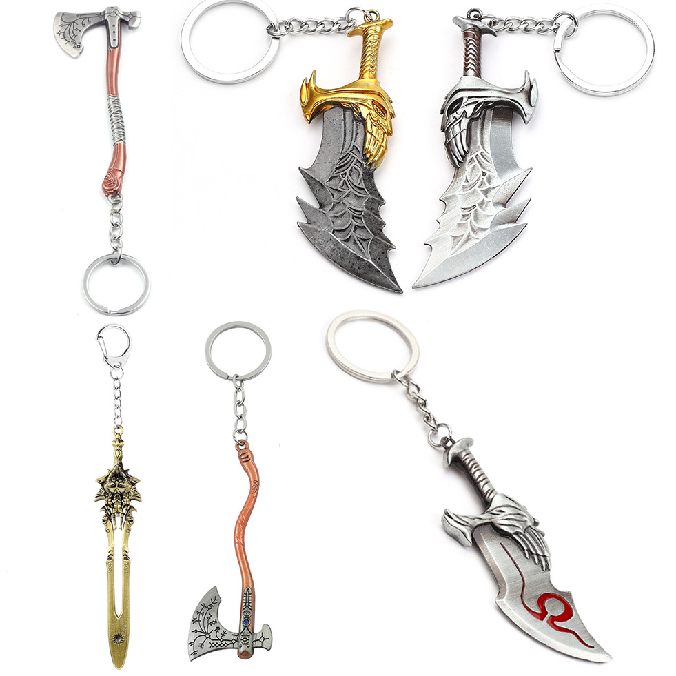 God of War 4 Kratos Sword Keyc - Car Accessories For Women ulasan dan harga