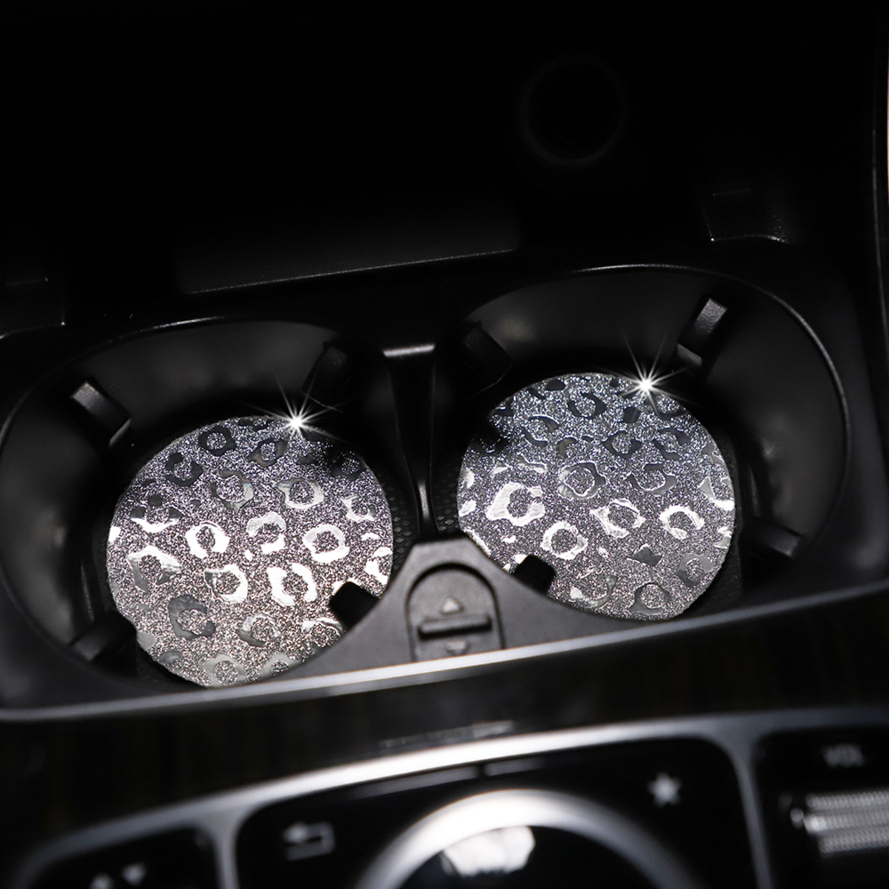 Two Leopard Print TPU Sparklin - Car Accessories For Women ulasan dan harga